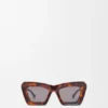 Abgeschrägte Cateye-Sonnenbrille