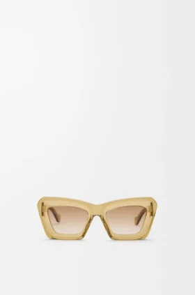 Abgeschrägte Cateye-Sonnenbrille