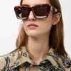 Abgeschrägte Cateye-Sonnenbrille