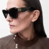 Abgeschrägte Cateye-Sonnenbrille