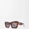Abgeschrägte Cateye-Sonnenbrille