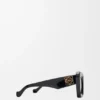 Abgeschrägte Cateye-Sonnenbrille