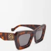 Abgeschrägte Cateye-Sonnenbrille