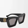 Abgeschrägte Cateye-Sonnenbrille