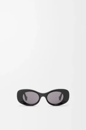 Abgeschrägte ovale Maxi-Anagram-Sonnenbrille