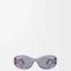 Abgeschrägte ovale Maxi-Anagram-Sonnenbrille