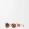 Abgeschrägte ovale Maxi-Anagram-Sonnenbrille