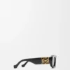 Abgeschrägte ovale Maxi-Anagram-Sonnenbrille