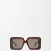 Abgeschrägte quadratische Maxi-Anagram-Sonnenbrille