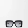 Abgeschrägte quadratische Maxi-Anagram-Sonnenbrille