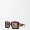 Abgeschrägte quadratische Maxi-Anagram-Sonnenbrille