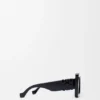 Abgeschrägte quadratische Maxi-Anagram-Sonnenbrille