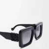 Abgeschrägte quadratische Maxi-Anagram-Sonnenbrille