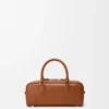 Amazona 23 Cropped-Tasche aus glänzendem Kalbsleder Amazona 23 Cropped-Tasche aus glänzendem Kalbsleder