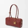 Amazona 31 Cropped-Tasche aus glänzendem Kalbsleder Amazona 31 Cropped-Tasche aus glänzendem Kalbsleder