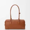Amazona 31 Cropped-Tasche aus glänzendem Kalbsleder Amazona 31 Cropped-Tasche aus glänzendem Kalbsleder