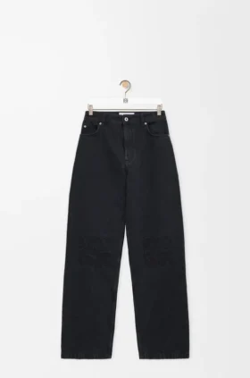 Anagram Baggy-Jeans aus Denim