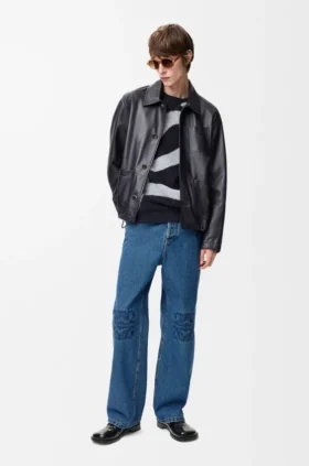 Anagram Baggy-Jeans aus Denim