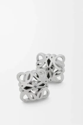 Anagram Bombé-Ohrringe aus Sterlingsilber