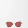 Anagram Bombé Schmetterlingssonnenbrille