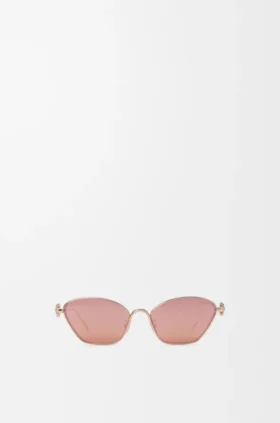 Anagram Bombé Sechseck-Sonnenbrille