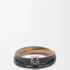 Anagram Bombé Twist-Armband aus Kalbsleder Anagram Bombé Twist-Armband aus Kalbsleder