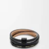 Anagram Bombé Twist-Armband aus Kalbsleder Anagram Bombé Twist-Armband aus Kalbsleder