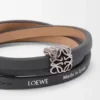 Anagram Bombé Twist-Armband aus Kalbsleder Anagram Bombé Twist-Armband aus Kalbsleder