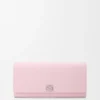 Anagram Continental-Portemonnaie aus Kalbsleder mit Pebble-Struktur Anagram Continental-Portemonnaie aus Kalbsleder mit Pebble-Struktur