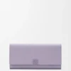 Anagram Continental-Portemonnaie aus Kalbsleder mit Pebble-Struktur Anagram Continental-Portemonnaie aus Kalbsleder mit Pebble-Struktur