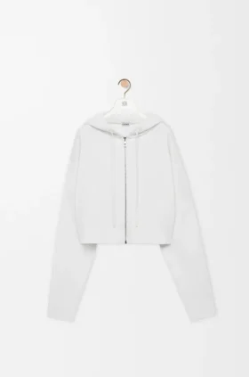 Anagram-Hoodie mit Reissverschluss aus Wolle