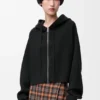 Anagram-Hoodie mit Reissverschluss aus Wolle Anagram-Hoodie mit Reissverschluss aus Wolle