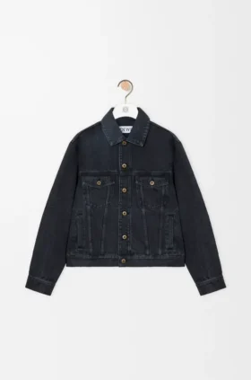 Anagram-Jacke aus Denim