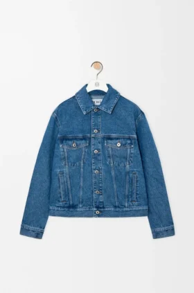 Anagram-Jacke aus Denim