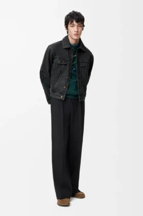 Anagram-Jacke aus Denim