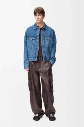 Anagram-Jacke aus Denim