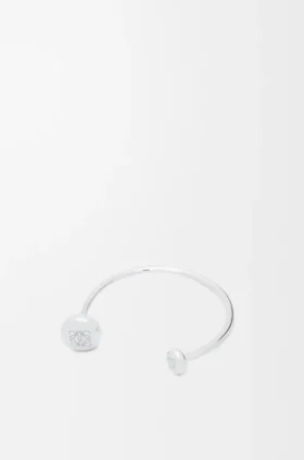 Anagram-Pebble-Manschette aus Sterlingsilber