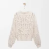 Anagram-Pullover aus einer Baumwoll-Woll-Mischung