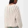 Anagram-Pullover aus einer Baumwoll-Woll-Mischung