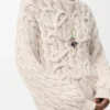 Anagram-Pullover aus einer Baumwoll-Woll-Mischung