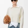 Anagram-Pullover aus Wollmischung