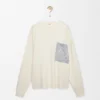 Anagram-Pullover mit Tasche aus Baumwollmischung