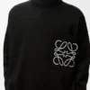 Anagram-Pullover mit Tasche aus Baumwollmischung