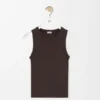 Anagram-Tanktop aus Stretch-Viskose Anagram-Tanktop aus Stretch-Viskose