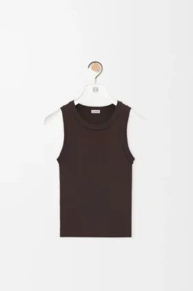 Anagram-Tanktop aus Stretch-Viskose