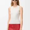 Anagram-Tanktop aus Stretch-Viskose Anagram-Tanktop aus Stretch-Viskose