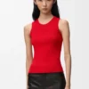 Anagram-Tanktop aus Stretch-Viskose Anagram-Tanktop aus Stretch-Viskose
