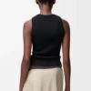 Anagram-Tanktop aus Stretch-Viskose Anagram-Tanktop aus Stretch-Viskose