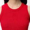 Anagram-Tanktop aus Stretch-Viskose Anagram-Tanktop aus Stretch-Viskose