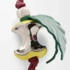 Apfel-Anhänger aus Messing und Kalbsleder Apfel-Anhänger aus Messing und Kalbsleder